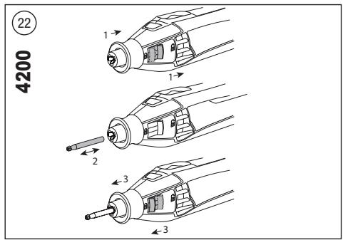 DREMEL 200 - 3000 - 4000 - 4200 - 22