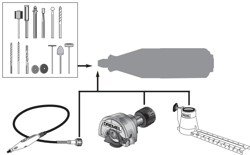 DREMEL 200 - 3000 - 4000 - 4200 - 1