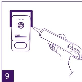 PHILIPS WelcomeEye Comfort - DES9500VDP - 531019 - WelcomeEye Compact - DES9300VDP - 531004 - Installatie van de hoofd-of extra straatunit - 9