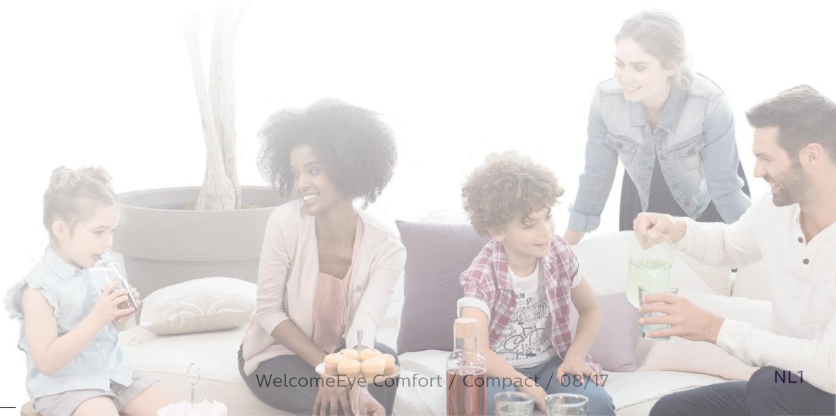 PHILIPS WelcomeEye Comfort - DES9500VDP - 531019 - WelcomeEye Compact - DES9300VDP - 531004 - INHOUDSOPGAVE - 1