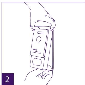 PHILIPS WelcomeEye Comfort - DES9500VDP - 531019 - WelcomeEye Compact - DES9300VDP - 531004 - Installation der Haupt- oder Nebentürsprechanlage - 2