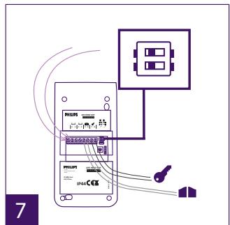 PHILIPS WelcomeEye Comfort - DES9500VDP - 531019 - WelcomeEye Compact - DES9300VDP - 531004 - Installation der Haupt- oder Nebentürsprechanlage - 7
