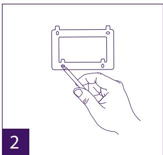 PHILIPS WelcomeEye Comfort - DES9500VDP - 531019 - WelcomeEye Compact - DES9300VDP - 531004 - Installation des Haupt- oder Zusatzmonitors - 2