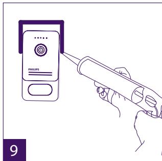 PHILIPS WelcomeEye Comfort - DES9500VDP - 531019 - WelcomeEye Compact - DES9300VDP - 531004 - Installazione della pulsantiera esterna principale o supplementare - 9