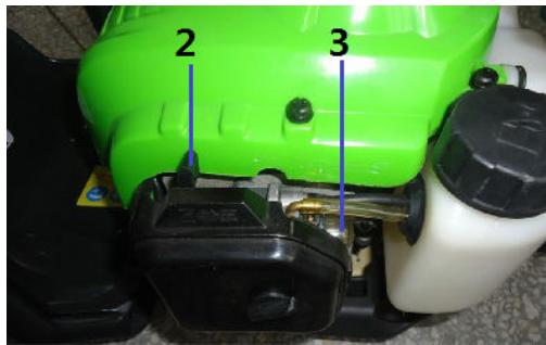 HYUNDAI HTHT26 - 2) Nomenclature : taille-haie thermique mod : HTHT26 - 1