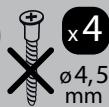 EQUATION VIRTUOSO 2-N - Fixation murale du radiateur - 18