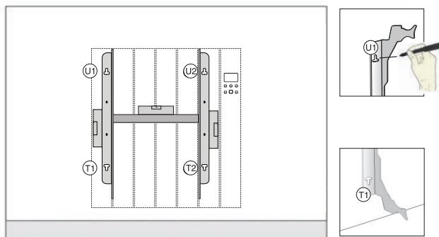 EQUATION VIRTUOSO 2-N - Fixation murale du radiateur - 26