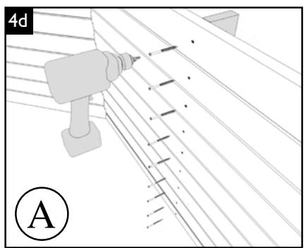 UBBINK SUNWATER ONE 360 - Innanzitutto, pulire a fondo la soletta di cemento e rimuovere eventuali schegge o frammenti presenti sulla parete con della carta vetrata, cosi da rendere i supporti lisci e puliti. - 40