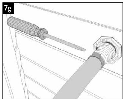 UBBINK SUNWATER ONE 360 - Reinigen Sie zunachst die Betonplatte sorgfaltig und entfernen Sie mit Schleifpapier Splitter von den Seitenwänden, um alle Ständer sauber und glatt zu halten. - 43