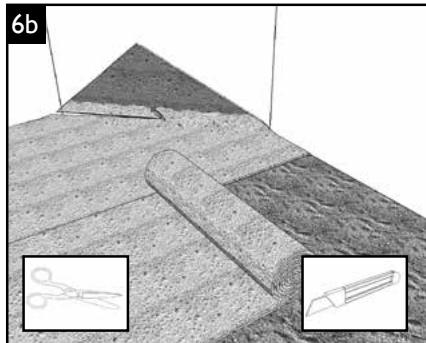 UBBINK SUNWATER ONE 360 - Reinigen Sie zunachst die Betonplatte sorgfaltig und entfernen Sie mit Schleifpapier Splitter von den Seitenwänden, um alle Ständer sauber und glatt zu halten. - 21
