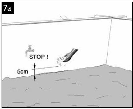 UBBINK SUNWATER ONE 360 - Reinigen Sie zunachst die Betonplatte sorgfaltig und entfernen Sie mit Schleifpapier Splitter von den Seitenwänden, um alle Ständer sauber und glatt zu halten. - 34