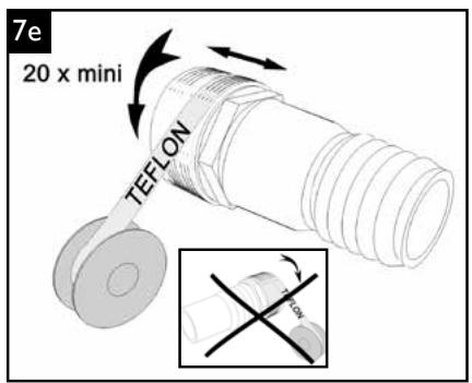 UBBINK SUNWATER ONE 360 - Reinigen Sie zunachst die Betonplatte sorgfaltig und entfernen Sie mit Schleifpapier Splitter von den Seitenwänden, um alle Ständer sauber und glatt zu halten. - 41