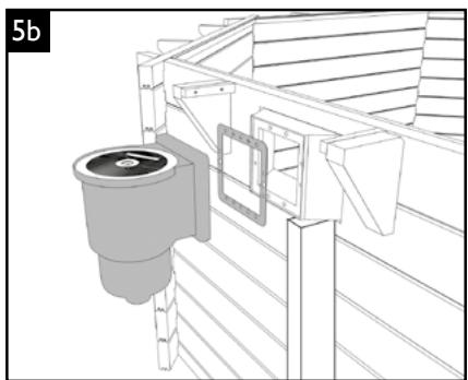 UBBINK SUNWATER ONE 360 - Reinigen Sie zunachst die Betonplatte sorgfaltig und entfernen Sie mit Schleifpapier Splitter von den Seitenwänden, um alle Ständer sauber und glatt zu halten. - 2