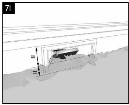 UBBINK SUNWATER ONE 360 - Reinigen Sie zunachst die Betonplatte sorgfaltig und entfernen Sie mit Schleifpapier Splitter von den Seitenwänden, um alle Ständer sauber und glatt zu halten. - 49