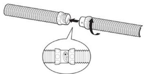 ZODIAC MX8 - Assemblage des sections de tuyaux Twist Lock - 1