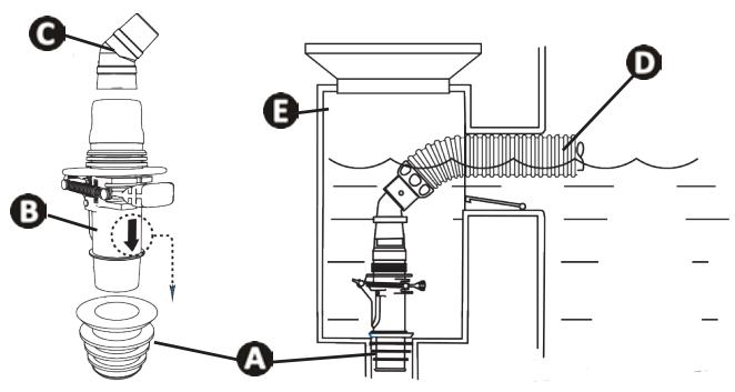 ZODIAC MX8 - Raccordement sur le skimmer - 1