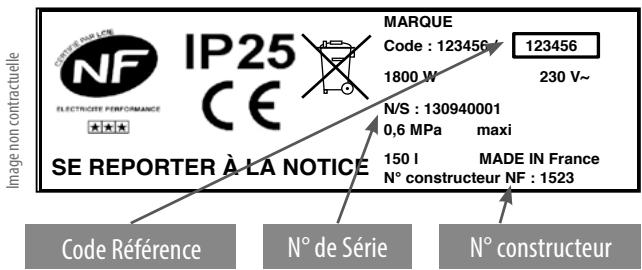 Leroy Merlin Chauffe-eau électrique 30l - Faites réparer cet apparéil par une personne qualifiée. - 1