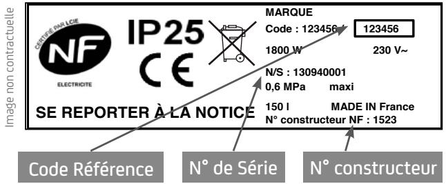 EQUATION TOEQ30 - 2-SI LE PROBLÈME PERSISTE, RELEVÉZ LES RÉFÉRENCES DE VÔTURE PRODUIT - 1