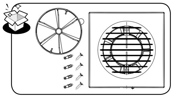 EQUATION SLIM SILENCE 120 MM - NOMENCLATURA DELLA FORNITURA E STRUMENTI - 1