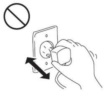 GRE HPM20, HPM30, HPM40 - Nunca desenchufe el cable de alimentación durante la operación - 1