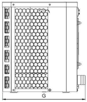 GRE HPM20, HPM30, HPM40 - Afmeting - 2