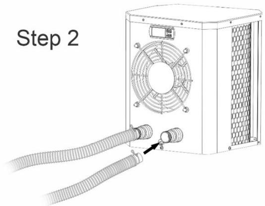GRE HPM20, HPM30, HPM40 - Raccordement des tuyaux - 2
