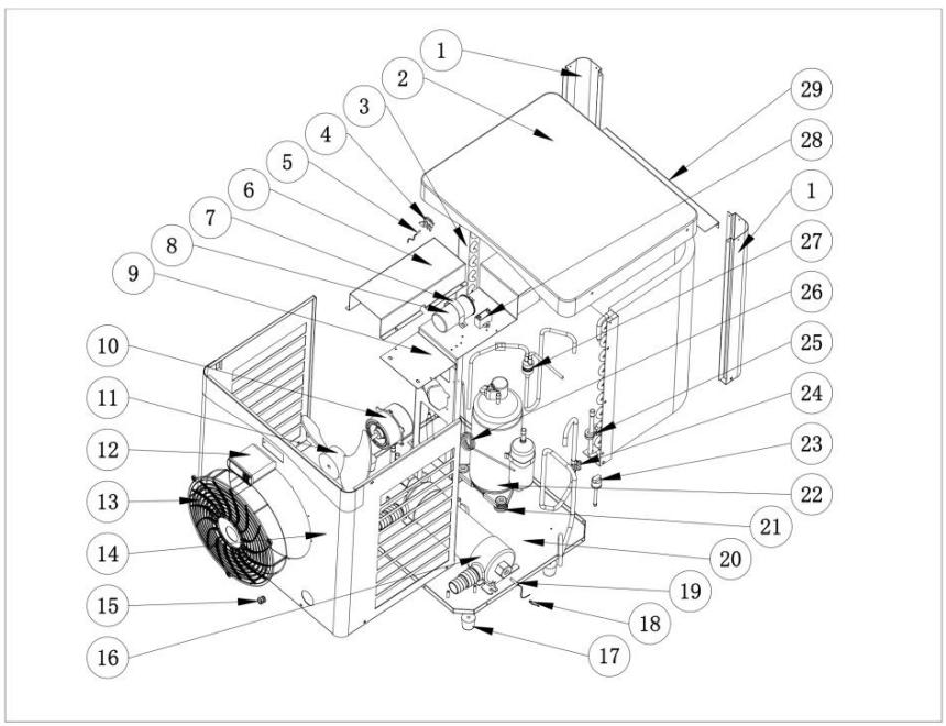 GRE HPM20, HPM30, HPM40 - Diagrama Explosionado - 3