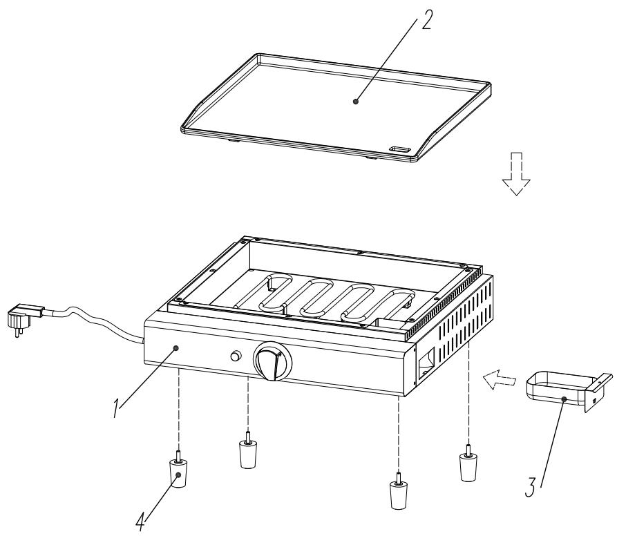 SOMAGIC OLIANA - TOM 804337i - - Vue éclatée / Exploded view - 1