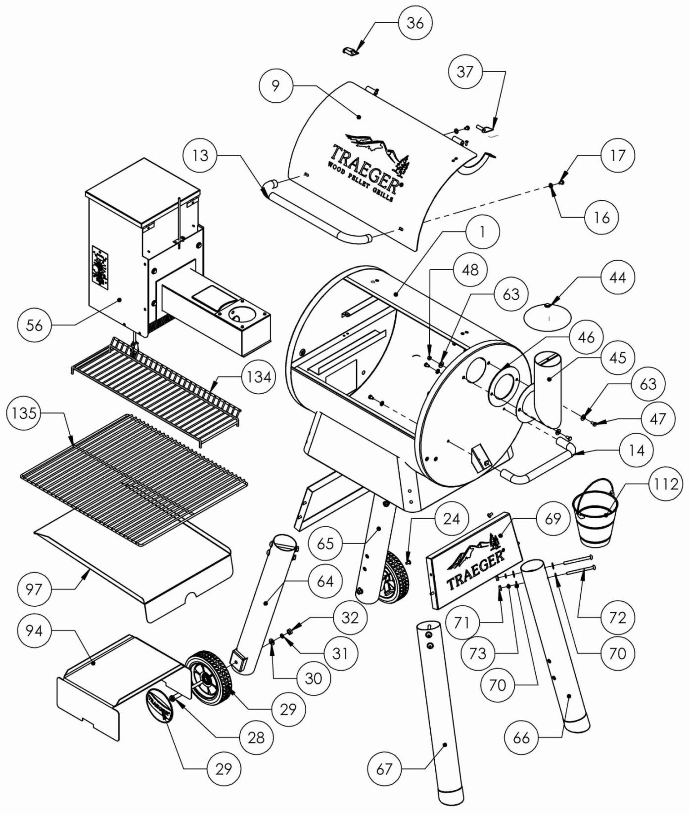 TRAEGER PRO 575 - TFB57PUBC - SECTION SEVEN: TRAEGER SUPPORT - 2