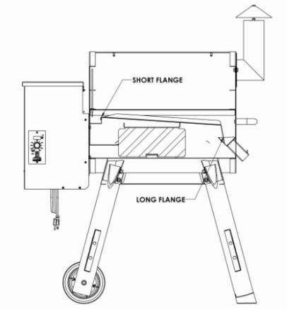TRAEGER PRO 575 - TFB57PUBC - INSTALL GREASE DRAIN PAN: - 1