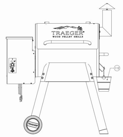 TRAEGER PRO 575 - TFB57PUBC - HANGING GREASE BUCKET - 1