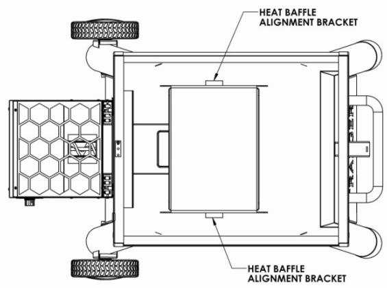 TRAEGER PRO 575 - TFB57PUBC - INSTALLING THE HEAT BAFFLE - 2