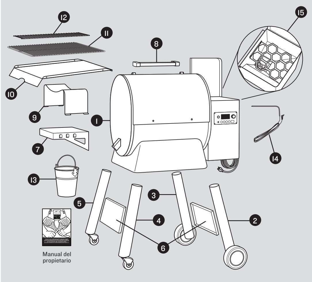 TRAEGER IRONWOOD D2-650 - LISTA DE PIEZAS - 1