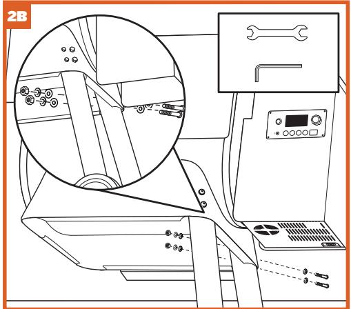 TRAEGER IRONWOOD D2-650 - INSTALE LAS PATAS Y LOS REFUERZOS - 3