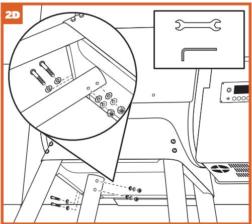 TRAEGER IRONWOOD D2-650 - INSTALL LEGS AND BRACES - 6