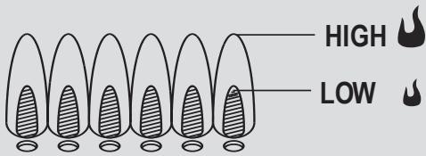 CHAR BROIL CONVECTIVE 210 B - 19609080 & 19609080A1 19609170 & 19609170A1 - Vérification de la flamme du brûleur - 1