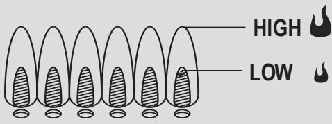 CHAR BROIL CONVECTIVE 310 B - 19609080 & 19609080A1 19609170 & 19609170A1 - Burner Flame Check - 2