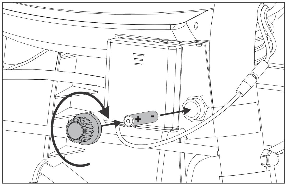 CHAR BROIL CONVECTIVE 310 B - 19609080 & 19609080A1 19609170 & 19609170A1 - TEST FOR LÆKAGE FØR FØRSTE ANVENDELS MINDST EN GANG OM ÅRET, OG HVER GANG CYLINDEREN ER AENDRET ELLER FRAKOBLET. - 1