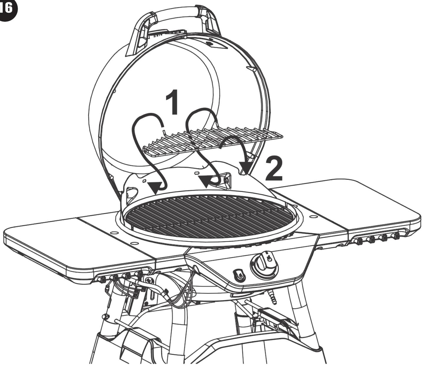 CHAR BROIL CONVECTIVE 310 B - 19609080 & 19609080A1 19609170 & 19609170A1 - ASSEMBLY - 1