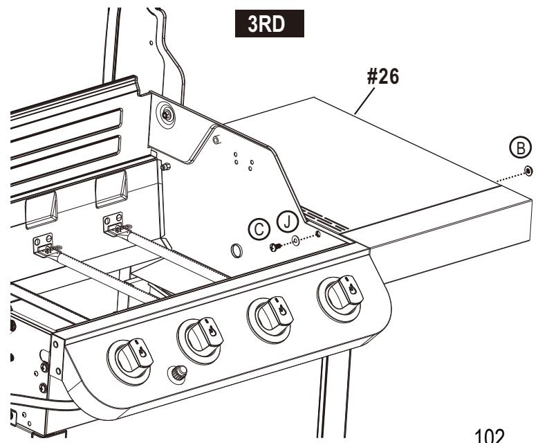CHAR BROIL 468401418 468402418 - ASSEMBLY/ ASSEMBLAGE/ ARMADO - 11