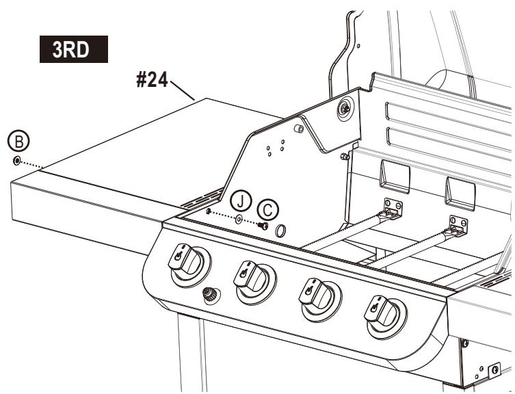 CHAR BROIL 468401418 468402418 - ASSEMBLY/ ASSEMBLAGE/ ARMADO - 18
