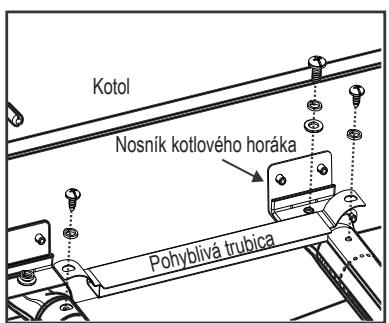 CHAR BROIL 468401418 468402418 - VEL'MI DOLEZITE: Trubicu horáka musité znovu zapojit' cze otvor ventila. Vid' obrázok napravo. - 2