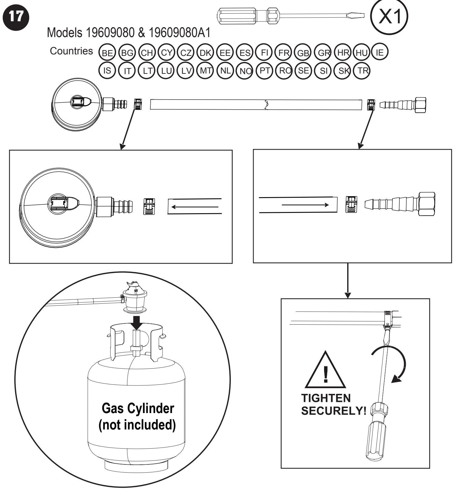 CHAR BROIL ALL STAR 120B - ASSEMBLY - 1
