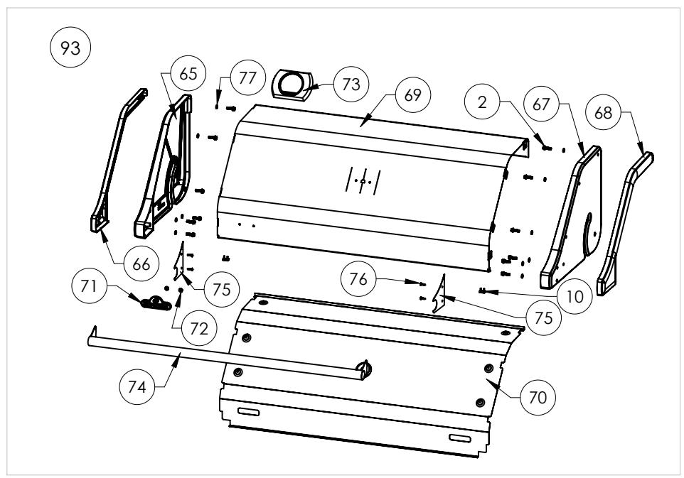 NAPOLEON GRILLS BIPRO 665 - Rotisserie Kit Assembly Instruction - 6