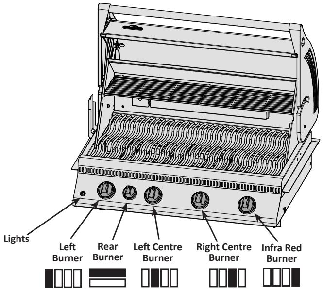 NAPOLEON GRILLS BILEX 485 - Lighting Instructions - 1
