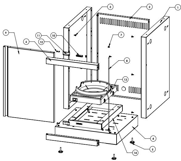 NAPOLEON GRILLS BIPRO 500 - DOOR REVERSAL - 11