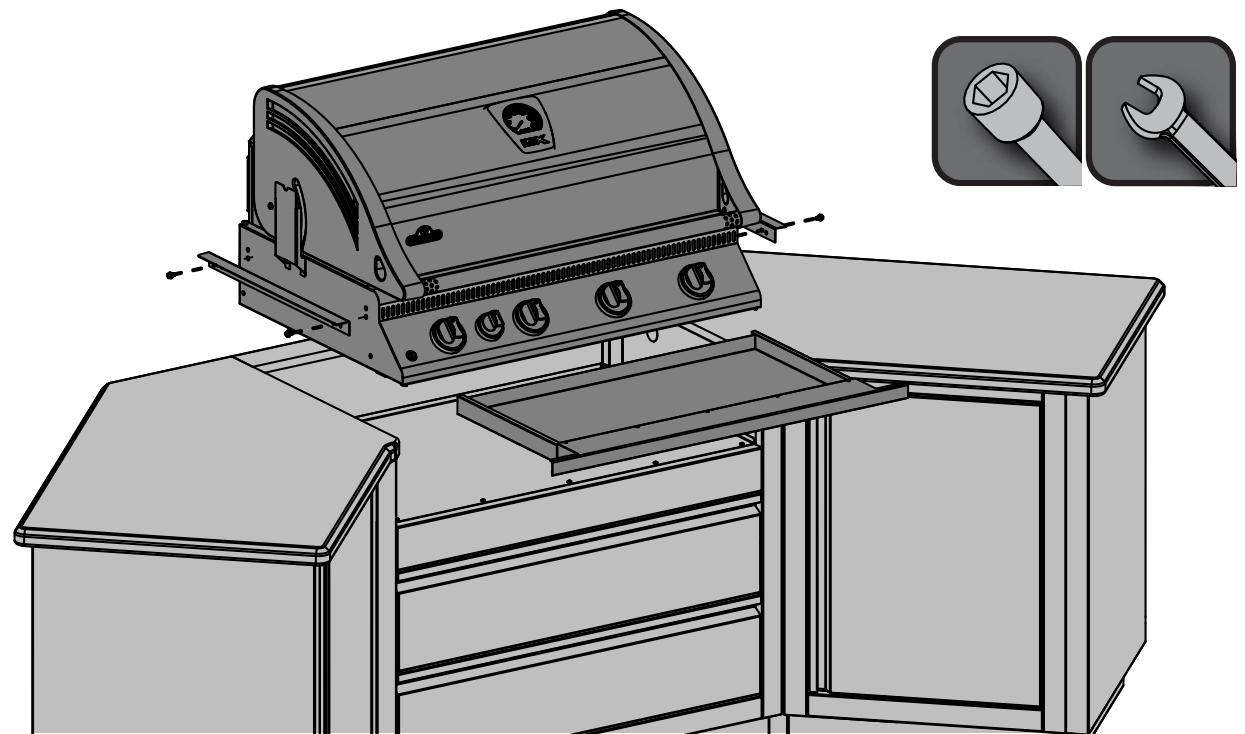 NAPOLEON GRILLS BIPRO 500 - MISE DE NIVEAU DU CABINET - 3