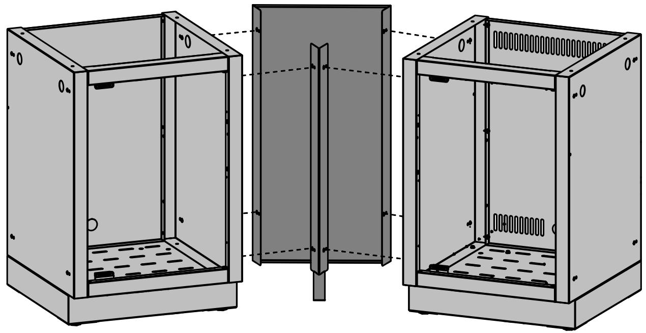 NAPOLEON GRILLS BIPRO 500 - IM-45T CABINET 45 DEGREE CONNECTION - 3