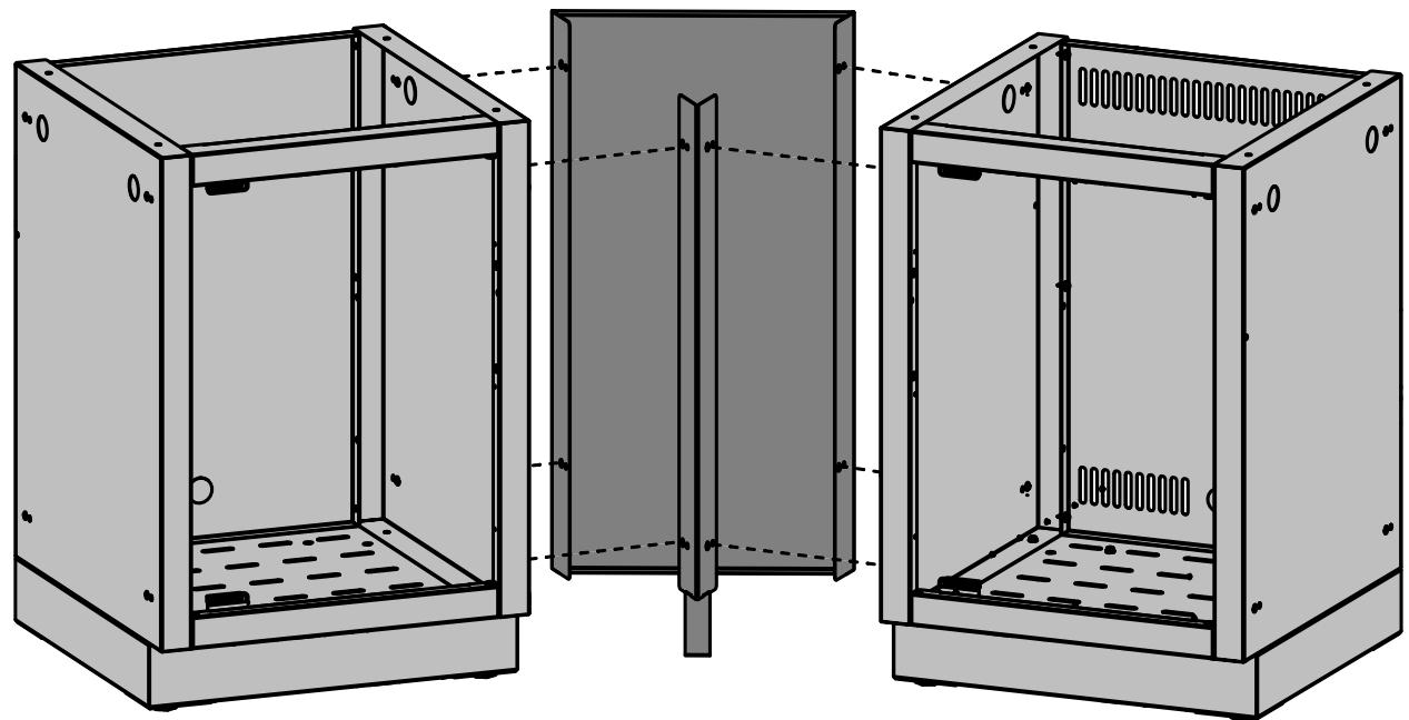 NAPOLEON GRILLS BIPRO 500 - IM-45T RACCORDEMENT DE CABINETS À 45 DEGRÉS - 4