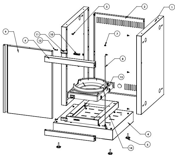 NAPOLEON GRILLS BIPRO 500 - PORTE INVERSE - 12